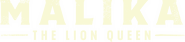 Logo of Malika the Lion Queen image size 2993x684