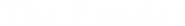 Logo of The Reader image size 1274x176