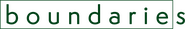 Logo of Boundaries image size 1582x248