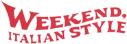 Logo of Weekend, Italian Style image size 782x271