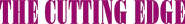 Logo of The Cutting Edge image size 1086x143