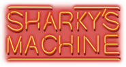 Logo of Sharky's Machine image size 585x310