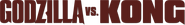 Logo of Godzilla vs. Kong image size 782x107