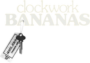 Logo of Clockwork Bananas image size 699x492