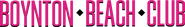 Logo of Boynton Beach Club image size 2260x334