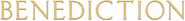 Logo of Benediction image size 1347x155