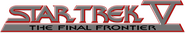 Logo of Star Trek V: The Final Frontier image size 784x140