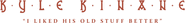 Logo of Kyle Kinane: I Liked His Old Stuff Better image size 778x96