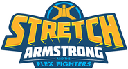 Logo of Stretch Armstrong & the Flex Fighters image size 489x261