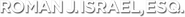 Logo of Roman J. Israel, Esq. image size 788x71