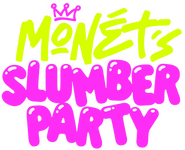 Logo of Monét's Slumber Party image size 871x705