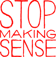 Logo of Stop Making Sense image size 927x950