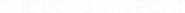 Logo of The Boys in the Boat image size 4281x304