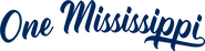 Logo of One Mississippi image size 4320x1080