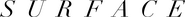 Logo of Surface image size 3349x314