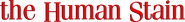 Logo of The Human Stain image size 2269x266