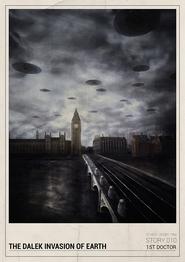 Poster of Doctor Who: The Dalek Invasion of Earth image size 707x1000