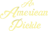 Logo of An American Pickle image size 1413x914