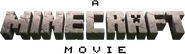 Logo of A Minecraft Movie image size 1440x424