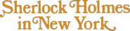 Logo of Sherlock Holmes in New York image size 799x194