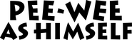 Logo of Pee-wee as Himself image size 3378x1033