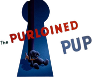 Logo of The Purloined Pup image size 465x387