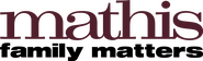 Logo of Mathis Family Matters image size 4284x1298