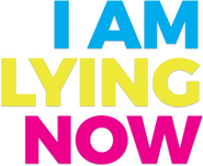 Logo of I Am Lying Now image size 653x534