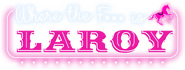 Logo of LaRoy, Texas image size 1850x701