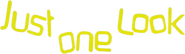 Logo of Just One Look image size 783x228
