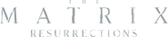 Logo of The Matrix Resurrections image size 1643x362