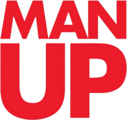 Logo of Man Up image size 391x368