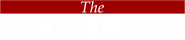 Logo of The Iron Lady image size 1274x278