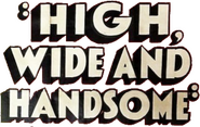 Logo of High, Wide and Handsome image size 802x506