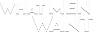 Logo of What Men Want image size 1276x444