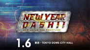 Backdrop of NJPW New Year Dash !! 2021 image size 2000x1125