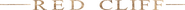 Logo of Red Cliff image size 4035x222