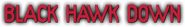 Logo of Black Hawk Down image size 1574x231