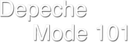 Logo of Depeche Mode 101 image size 788x259