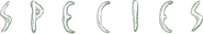 Logo of Species image size 785x133