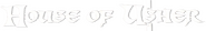 Logo of House of Usher image size 960x144