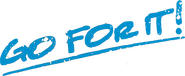 Logo of Go for It! image size 595x244