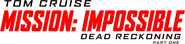 Logo of Mission: Impossible - Dead Reckoning Part One image size 1129x270