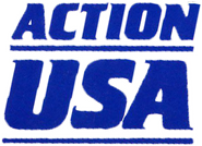 Logo of Action U.S.A. image size 398x288