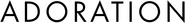 Logo of Adoration image size 1278x158
