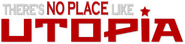 Logo of There's No Place Like Utopia image size 795x191