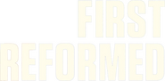 Logo of First Reformed image size 981x482