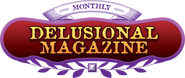 Logo of Delusional Monthly Magazine image size 1493x627