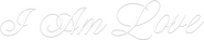 Logo of I Am Love image size 1850x371