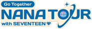 Logo of NANA TOUR with SEVENTEEN image size 803x255